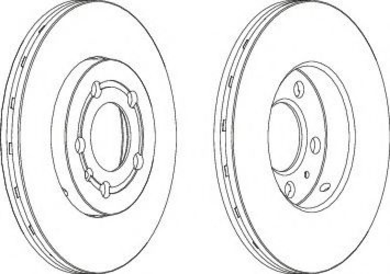 Disc frana SKODA RAPID Spaceback (NH1) (2012 - 2016) FERODO DDF927 piesa NOUA