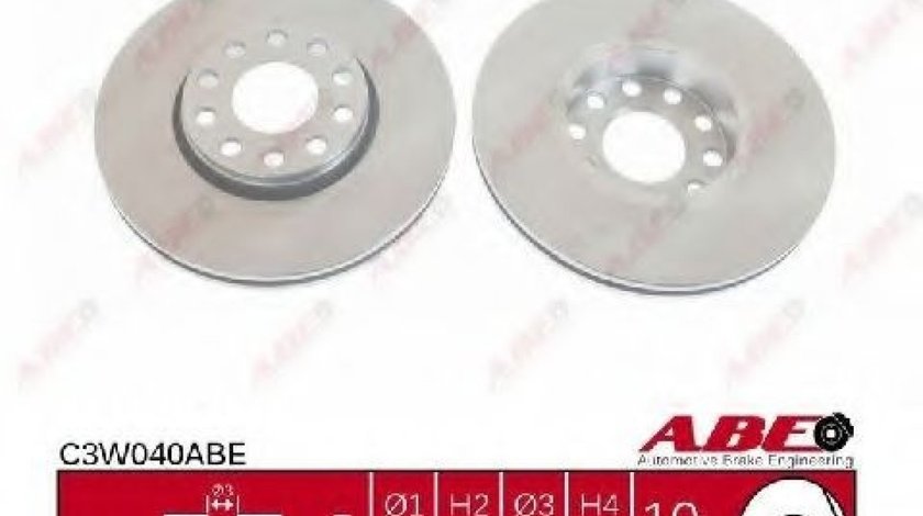 Disc frana SKODA SUPERB I (3U4) (2001 - 2008) ABE C3W040ABE piesa NOUA