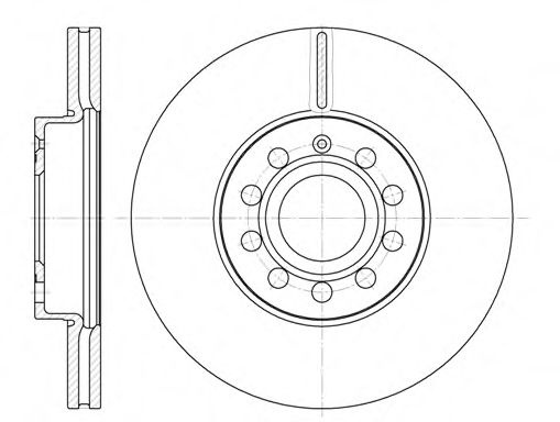 Disc frana SKODA SUPERB I (3U4) (2001 - 2008) REMSA 6648.10 piesa NOUA