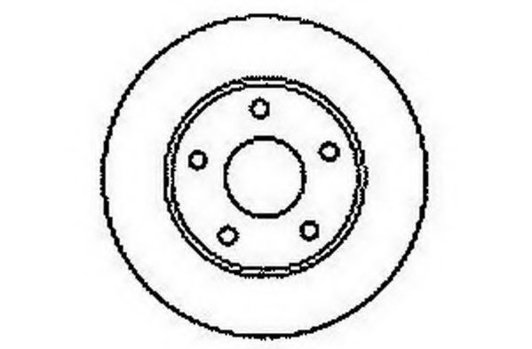 Disc frana SKODA SUPERB II (3T4) (2008 - 2015) JURID 561549JC piesa NOUA