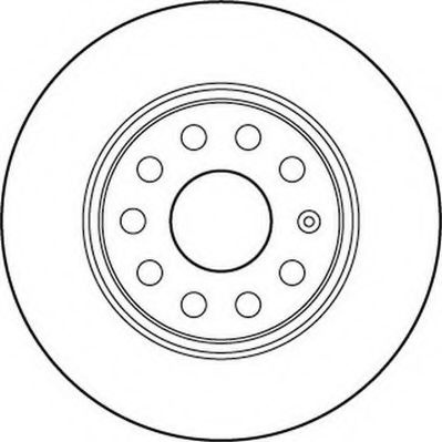 Disc frana SKODA YETI (5L) (2009 - 2016) JURID 562237JC piesa NOUA