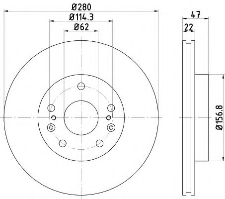 Disc frana SUZUKI SX4 S-Cross (2013 - 2016) TEXTAR 92268303 piesa NOUA