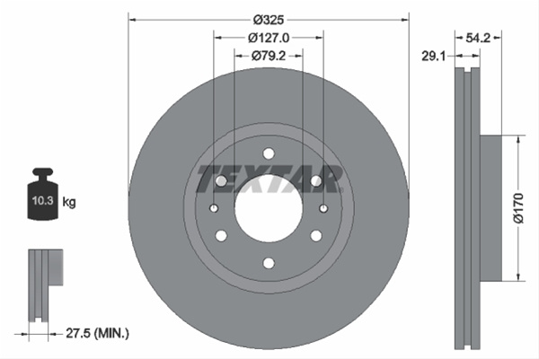 Disc Frana Textar Saab 92226200