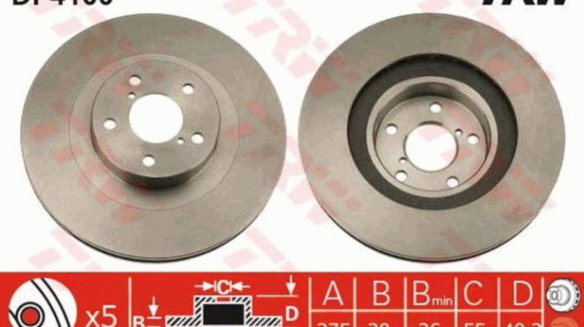 Disc frana Toyota CELICA Cabriolet (AT18_, ST18_) 1989-1993 #2 09571210