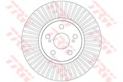 Disc frana TOYOTA URBAN CRUISER (NSP1, NLP1, ZSP1, NCP11) (2007 - 2016) TRW DF6234 piesa NOUA