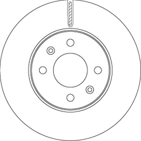 Disc Frana Trw - Livrabil Numai Pereche Hyundai DF6794