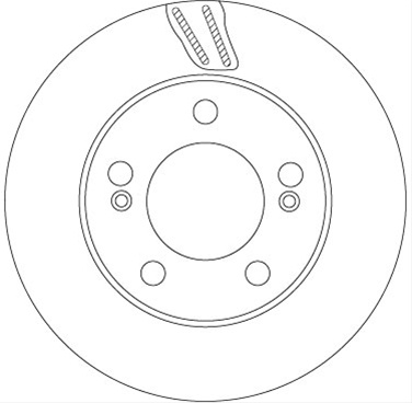 Disc Frana Trw - Livrabil Numai Pereche Ssangyong DF6876