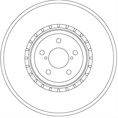 Disc Frana Trw - Livrabil Numai Pereche Subaru DF6923S