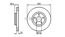 Disc frana Volvo C30 2006-2012 #3 0986479171