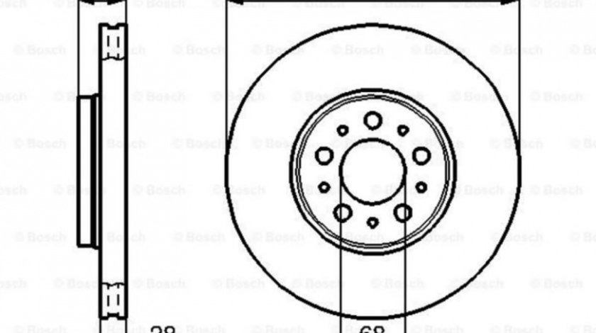 Disc frana Volvo S80 I (TS, XY) 1998-2006 #2 0986478494