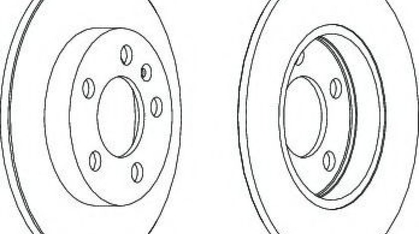 Disc frana VW BORA Combi (1J6) (1999 - 2005) FERODO DDF1155C piesa NOUA