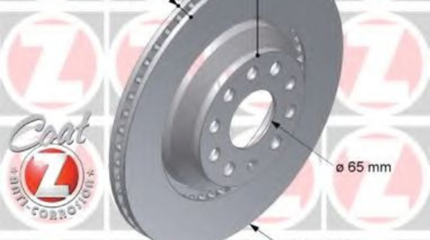 Disc frana VW CC (358) (2011 - 2016) ZIMMERMANN 100.3309.20 piesa NOUA