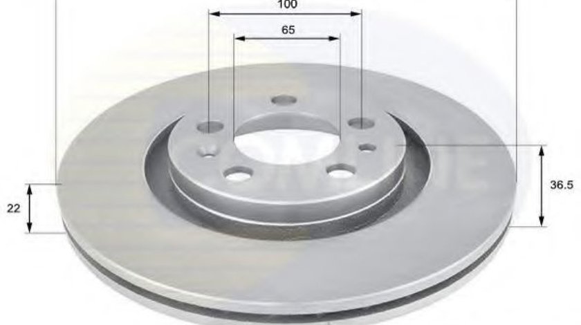 Disc frana VW GOLF IV Variant (1J5) (1999 - 2006) COMLINE ADC1408V piesa NOUA