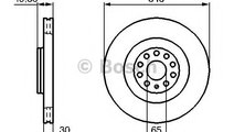 Disc frana VW GOLF VI Cabriolet (517) (2011 - 2016...