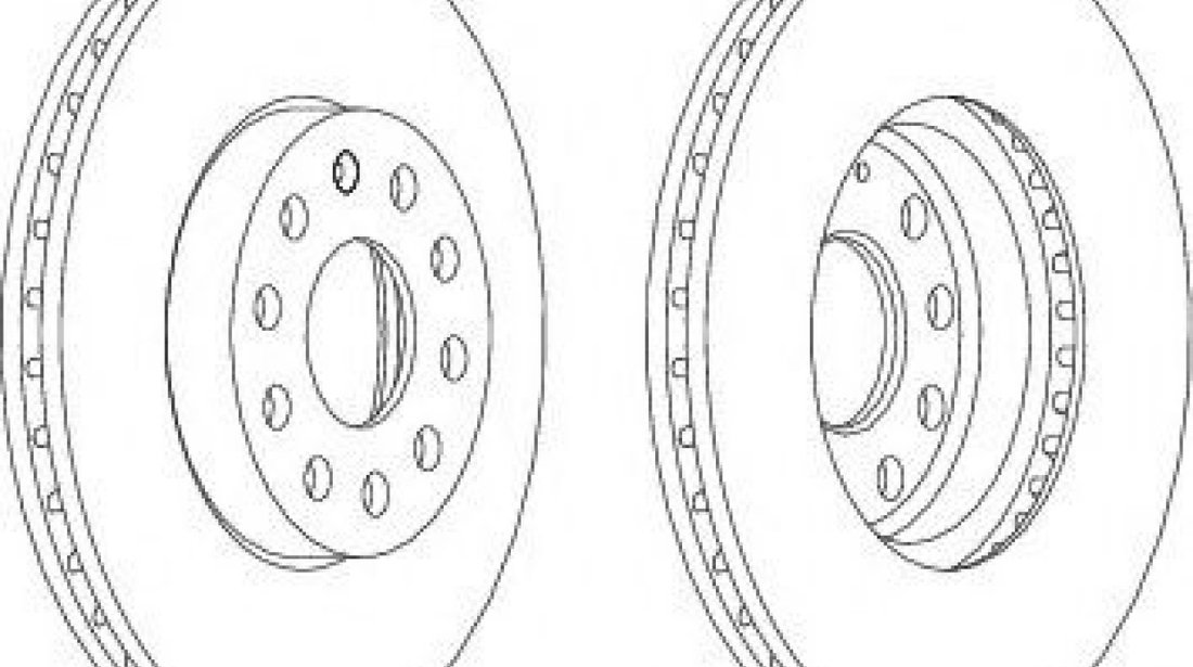 Disc frana VW GOLF VII (5G1, BE1) (2012 - 2016) FERODO DDF1218 piesa NOUA