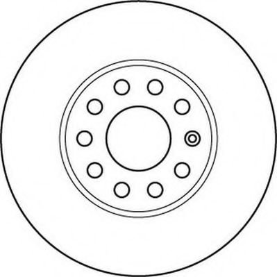 Disc frana VW GOLF VII (5G1, BE1) (2012 - 2016) JURID 562235JC piesa NOUA