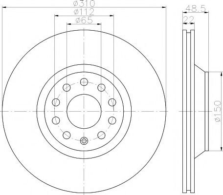 Disc frana VW GOLF VII (5G1, BE1) (2012 - 2016) TEXTAR 92140703 piesa NOUA