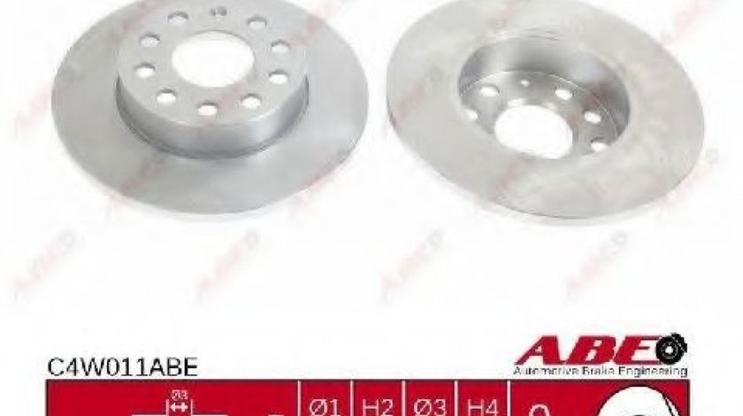 Disc frana VW JETTA III (1K2) (2005 - 2010) ABE C4W011ABE piesa NOUA