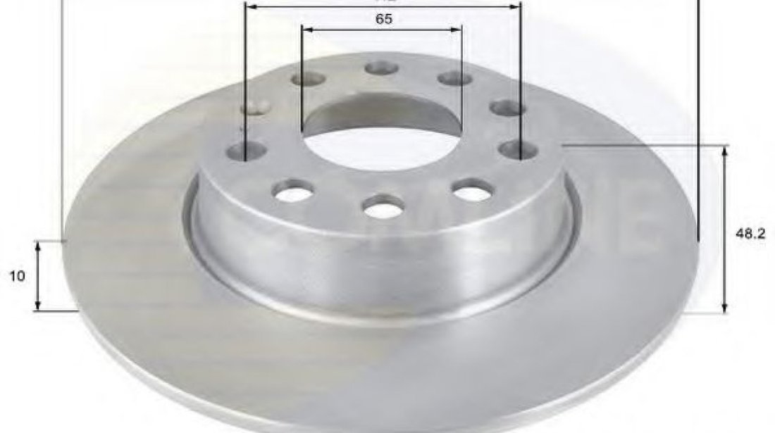 Disc frana VW JETTA IV (162, 163) (2010 - 2016) COMLINE ADC1497 piesa NOUA