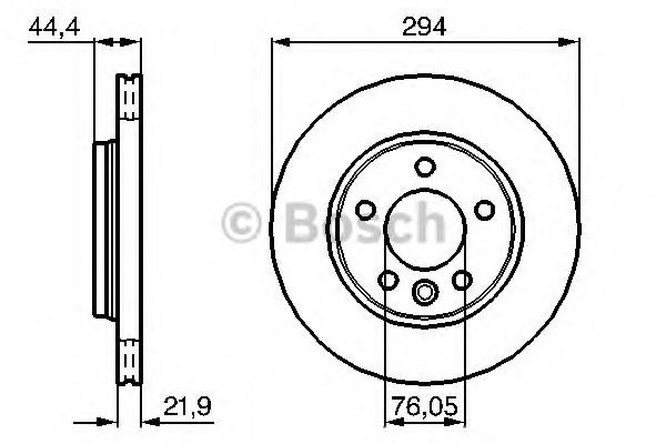 Disc frana VW MULTIVAN V (7HM, 7HN, 7HF, 7EF, 7EM, 7EN) (2003 - 2015) BOSCH 0 986 479 097 piesa NOUA