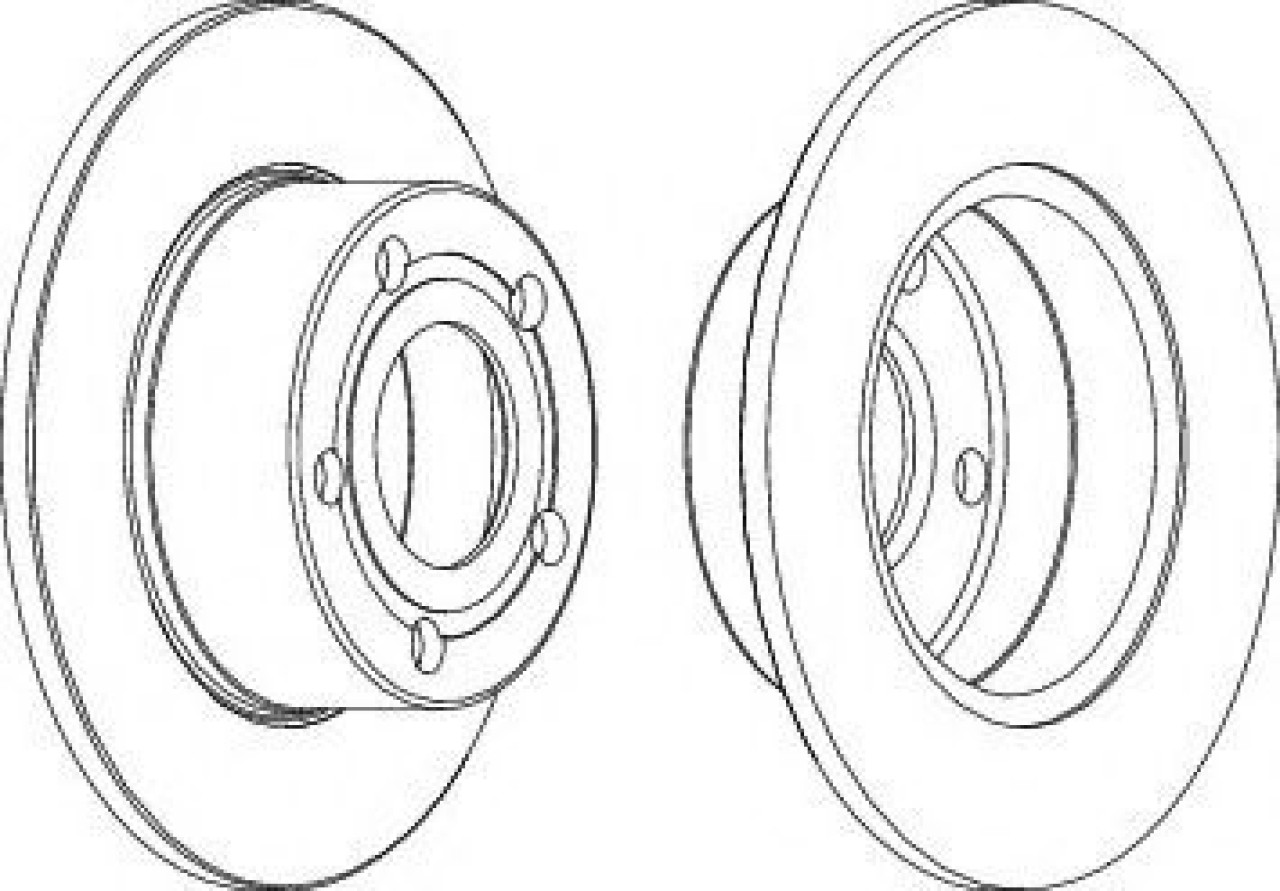 Disc frana VW PASSAT (3B2) (1996 - 2001) FERODO DDF321 piesa NOUA