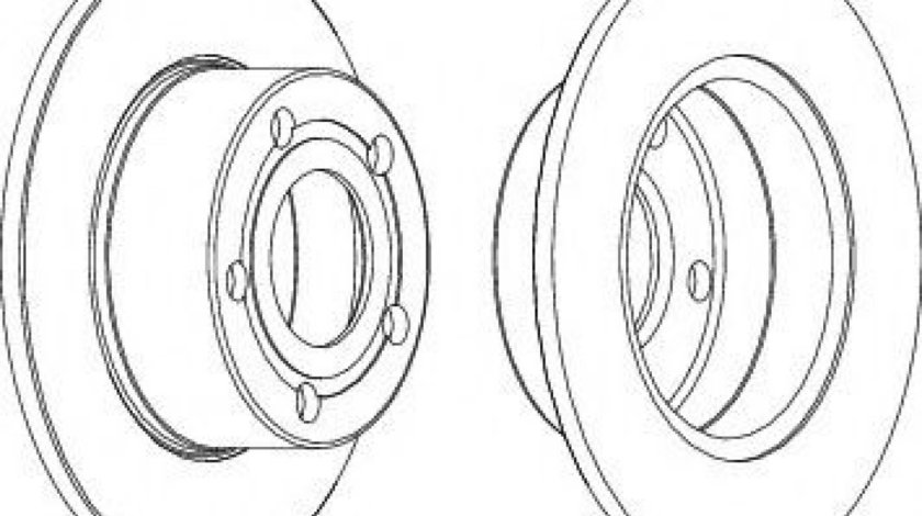 Disc frana VW PASSAT Variant (3B5) (1997 - 2001) FERODO DDF321 piesa NOUA