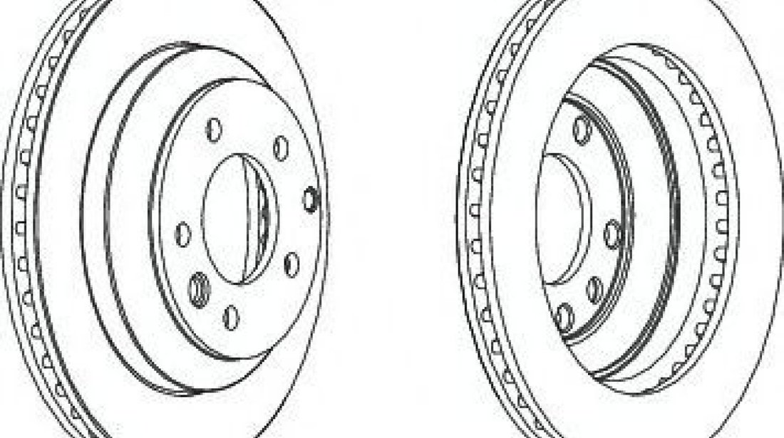 Disc frana VW TOUAREG (7P5) (2010 - 2016) FERODO DDF1580C piesa NOUA