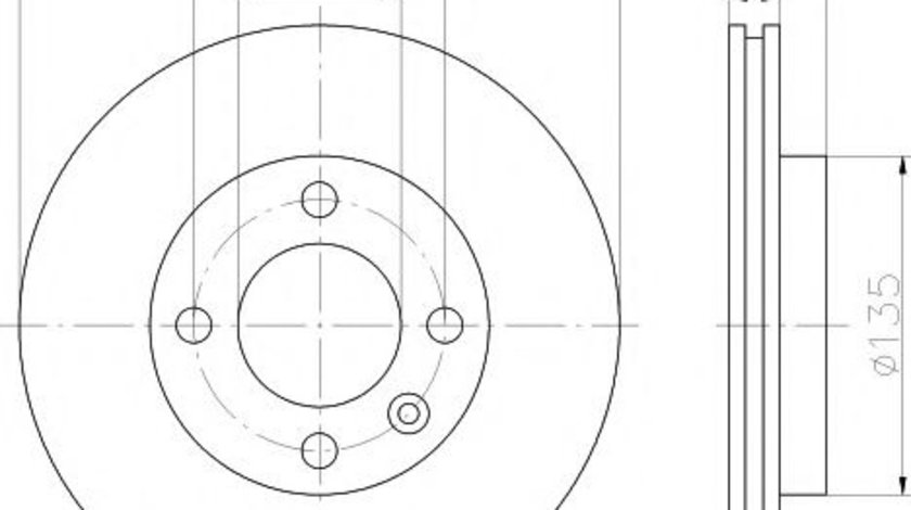 Disc frana VW VENTO (1H2) (1991 - 1998) TEXTAR 92012103 piesa NOUA