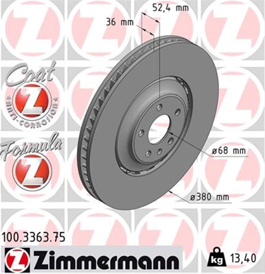 Disc Frana Zimmermann Vag 100.3363.75