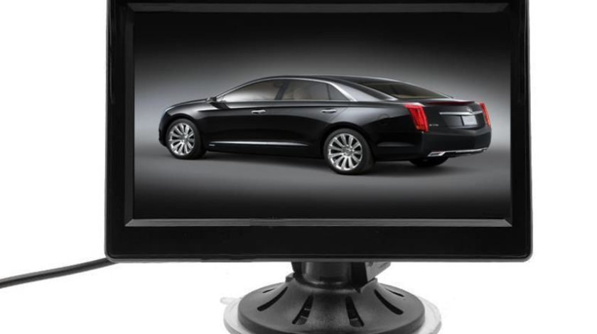 Display Auto LCD 4.3&quot; D701 Cu Ventuza Pentru Parbriz 919716