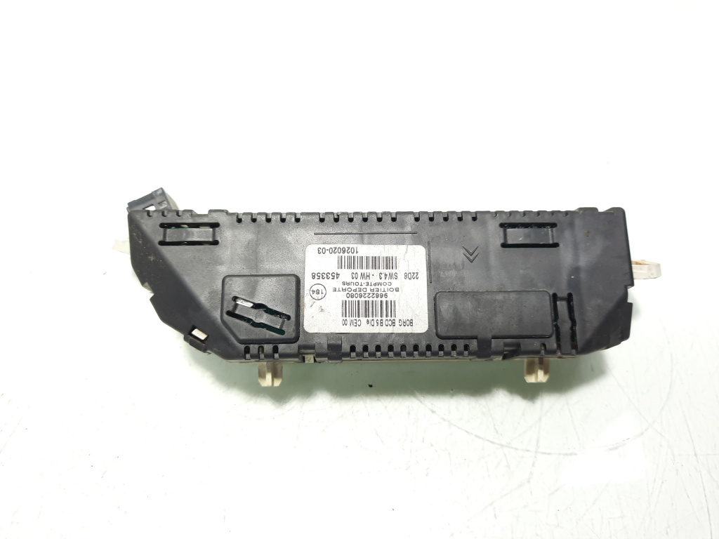 Display bord, cod 9662226080, Citroen C4 (I) coupe (idi:565560)