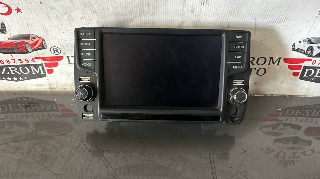 Display Navigatie 5G0919606 VW Golf Sportsvan 1.4 TSI MultiFuel 125 cai CPVB