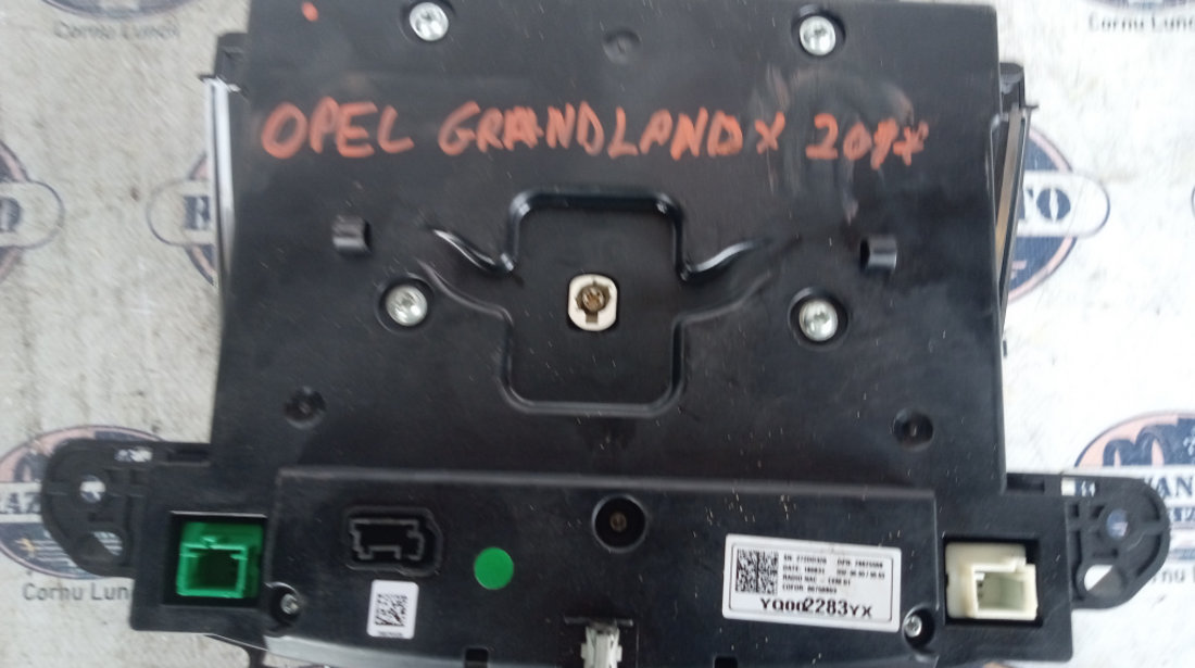 Display navigatie Opel Grandland X 2017, YQ00283YX