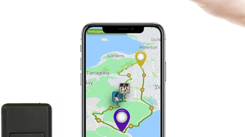 Dispozitiv Inteligent Pentru Urmarire Prin GPS, Cu Microfon, GMO, Compatibil Cartela Sim Si Card Microsd, Cu Magnet Puternic + Cablu Usb To Mirco Usb, Negru RAZ146