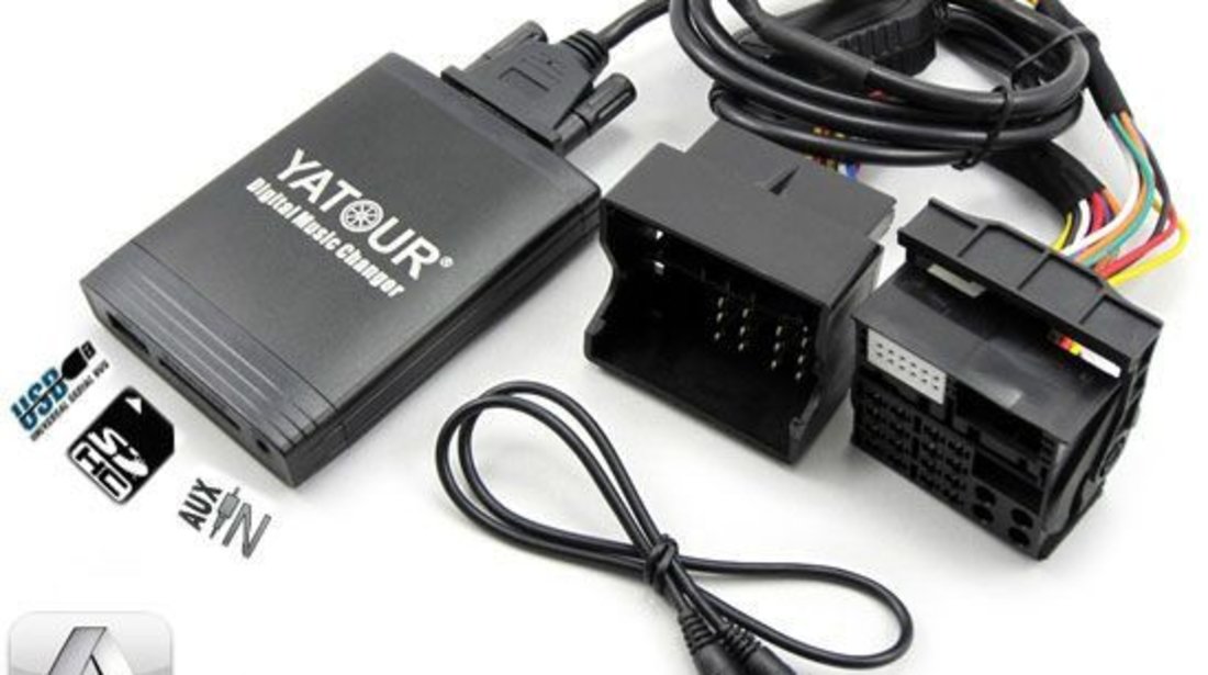 DMC Yatour - adaptor mp3 auto USB | SD | aux-in [ AUDI - conector 12 pini  QUADLOCK ] #12452046
