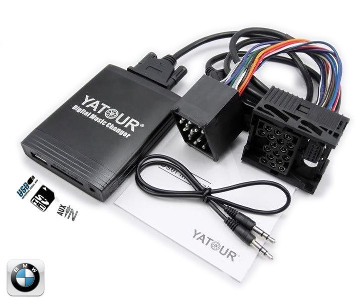DMC Yatour - adaptor mp3 auto USB | SD | aux-in [ BMW - conector 17 pini  rotunzi ] #12452023