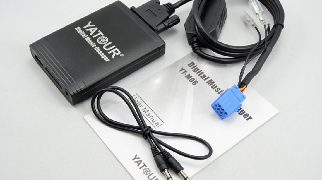 DMC Yatour - adaptor mp3 auto USB | SD | aux-in [ Peugeot | Citroen -  conector RD3 8 pini ] #12452075