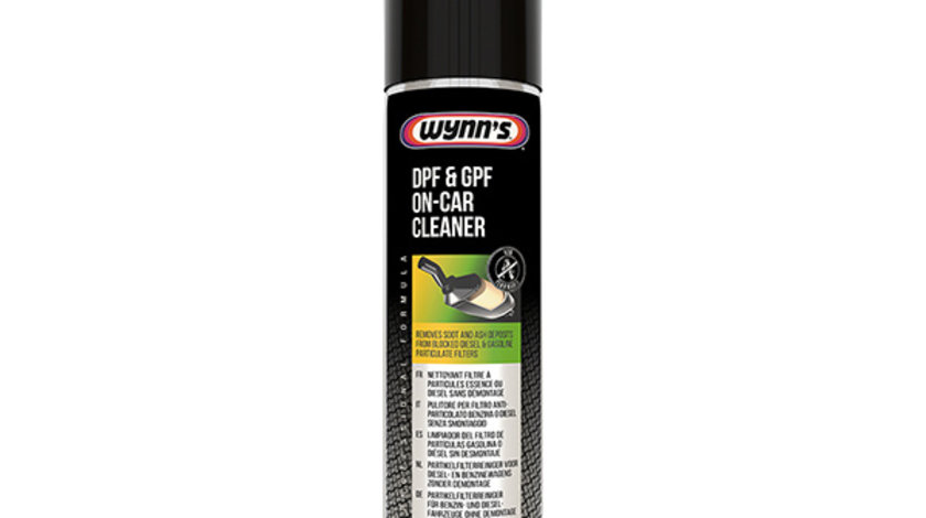 DPF & GPF ON CAR CLEANER - SPRAY CURATAT FILTRU PARTICULE (DIESEL SI BENZINA) 500 ML W29079 WYNN'S