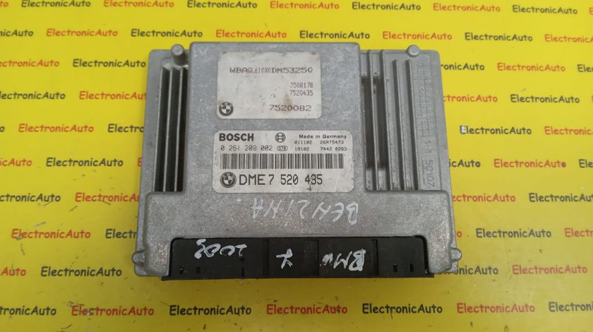 ECU Calculator BMW 0261209002, DME7520435