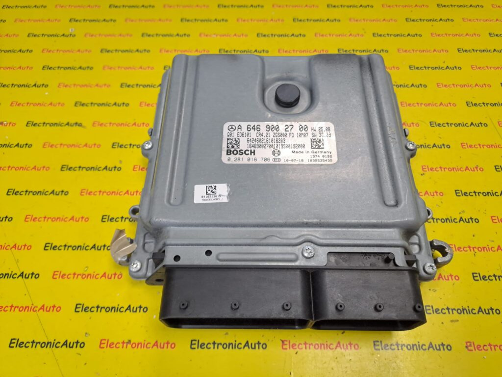 ECU Calculator Mercedes Vito A6469002700, 0281016706,