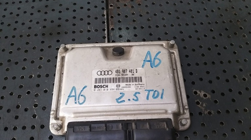 Ecu calculator motor 2.5 tdi audi a6 c5 4b 4b1907401d 0281010494