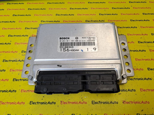 ECU Calculator motor Alfa Romeo, 0281011491, 55188343,