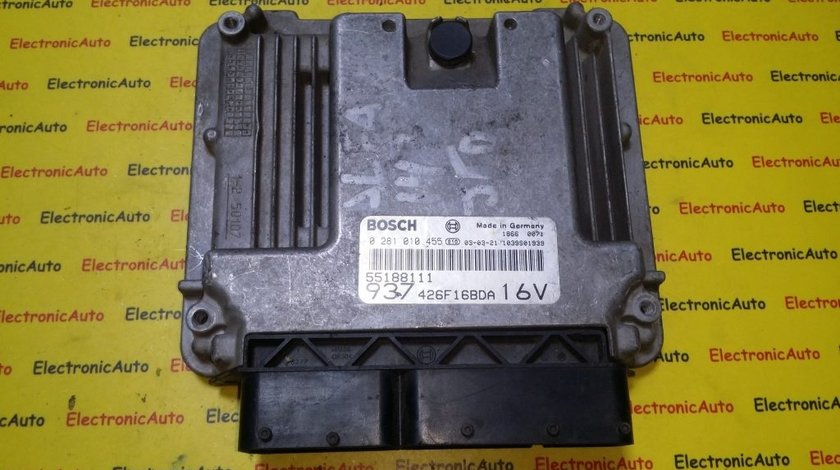 ECU Calculator motor Alfa Romeo 147 1.9JTD 0281010455, 55188111