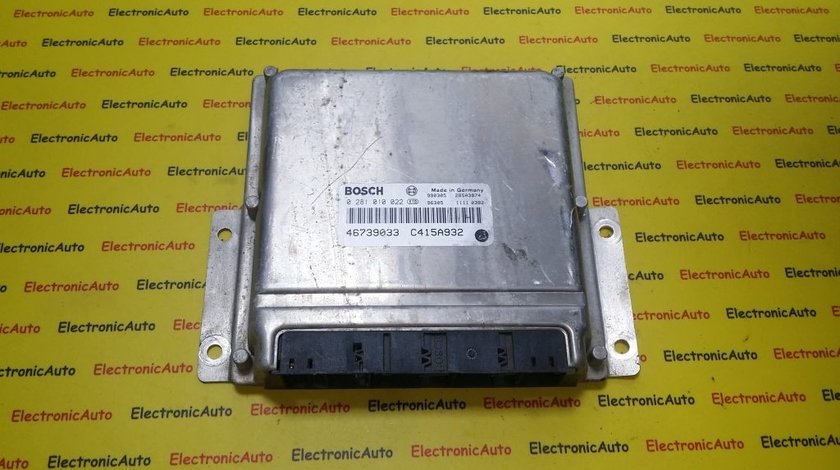 ECU Calculator Motor Alfa Romeo 156 2.4JTd, 0281010022, 46739033, C415A932