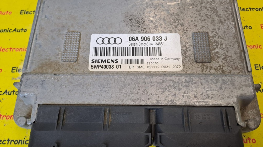 ECU Calculator Motor AUDI A3, 06A906033J, SIMOS3.3A, 5WP4003801,