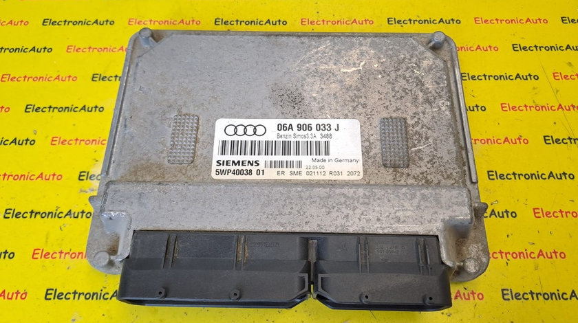 ECU Calculator Motor AUDI A3, 06A906033J, SIMOS3.3A, 5WP4003801,