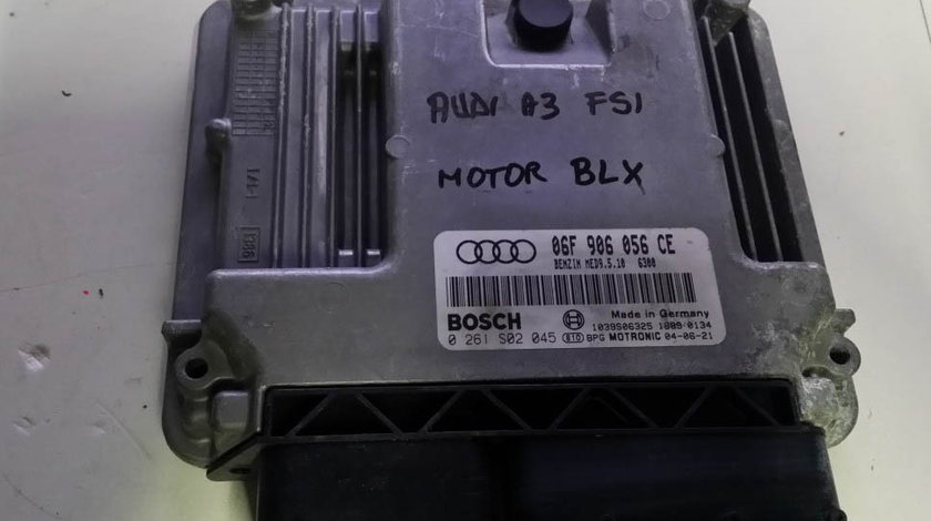 ECU Calculator motor Audi a3 FSI 2, 0 BLX 06f906056ce, 0261s02045