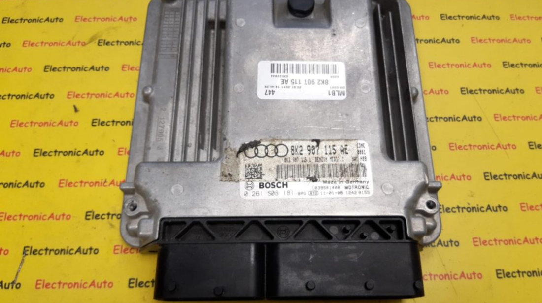 ECU Calculator motor AUDI A4 0261S06181, 8K2907115AE