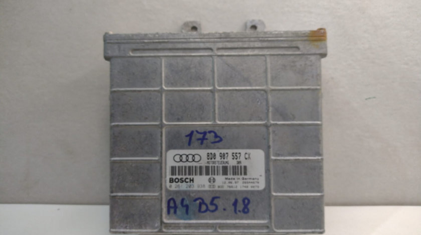 ECU Calculator Motor Audi A4 B5, 0261203938 8D0907557CX Bosch 8D0907557CX Audi A4 B5 [1994 - 1999] Sedan 1.8 AT (125 hp)