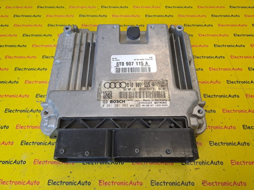 ECU Calculator Motor AUDI A5, 0261201963, 8T0907115A, 8K1907115,